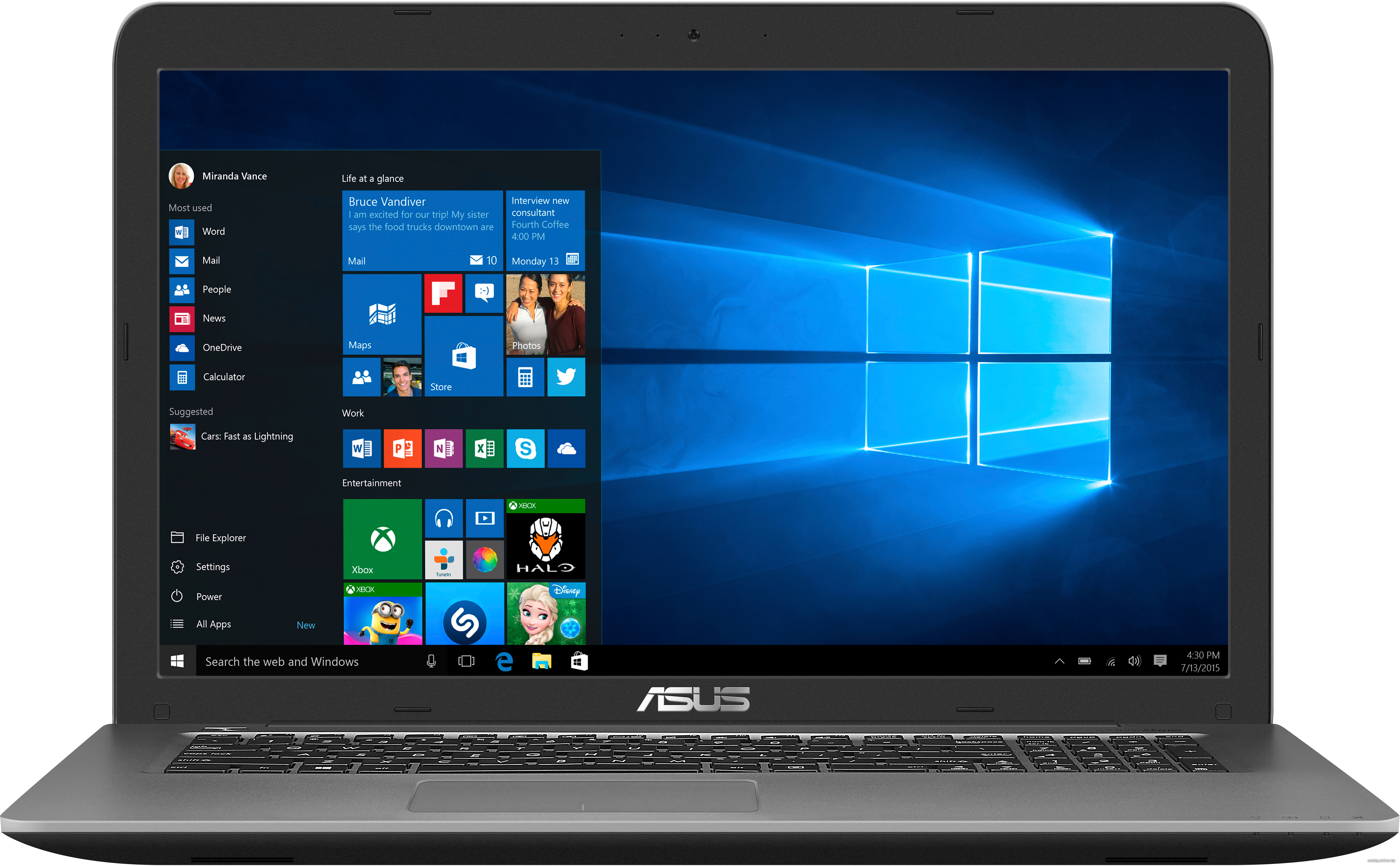 Замена экрана ASUS X756UQ-T4240D